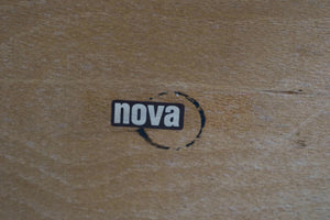 NOVA – Sæt med 4 spisebordsstole i palisander og cognaclæder, dansk design