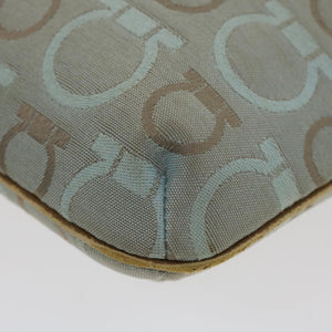 Salvatore Ferragamo Skuldertaske - Beige Canvas