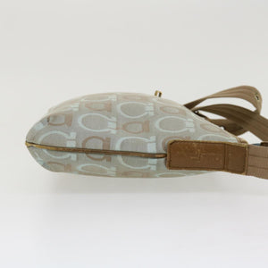 Salvatore Ferragamo Skuldertaske - Beige Canvas