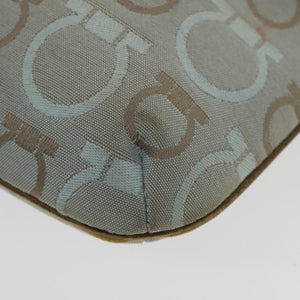 Salvatore Ferragamo Skuldertaske - Beige Canvas