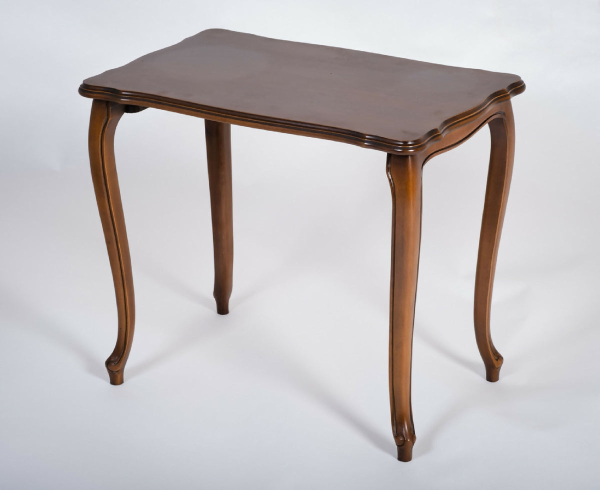 Sæt med 3 indskudsborde i valnød, Louis XV stil