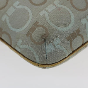 Salvatore Ferragamo Skuldertaske - Beige Canvas