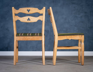 Spisestuestole i eg, dansk design