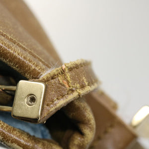 Salvatore Ferragamo Skuldertaske - Beige Canvas