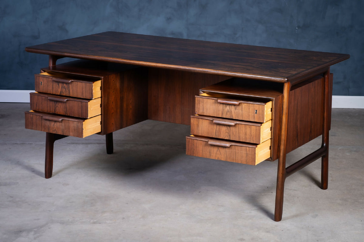 Gunni Omann – Skrivebord i palisander for Omann Jun Møbelfabrik, 1960’erne