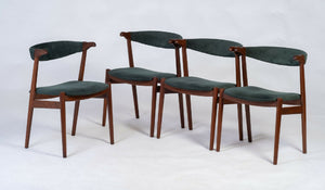 Armstole i teak, dansk design, 1960’erne