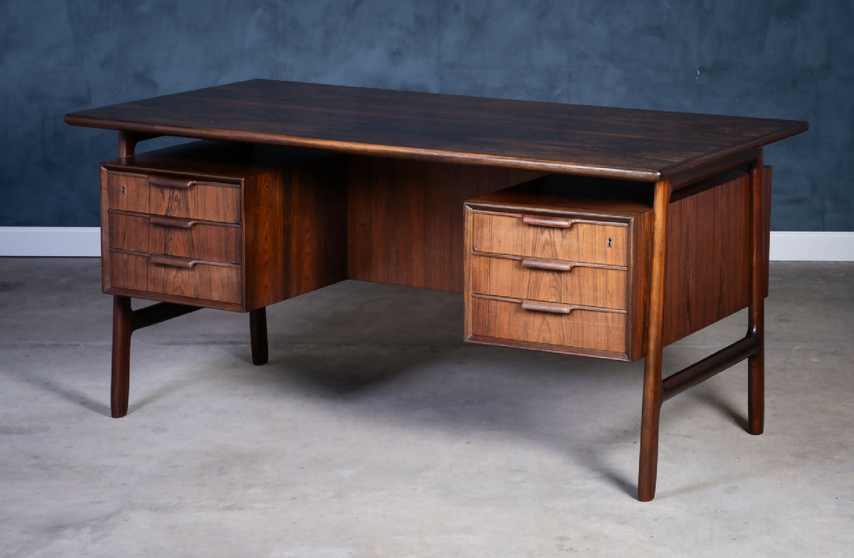 Gunni Omann – Skrivebord i palisander for Omann Jun Møbelfabrik, 1960’erne