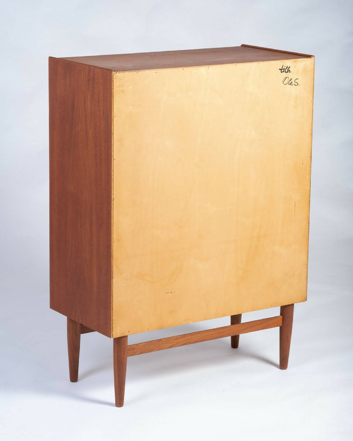 Kommode i teak med 6 skuffer, i stil med Arne Vodder, dansk design