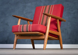 Hans J. Wegner – GE240 lænestol i eg for Getama