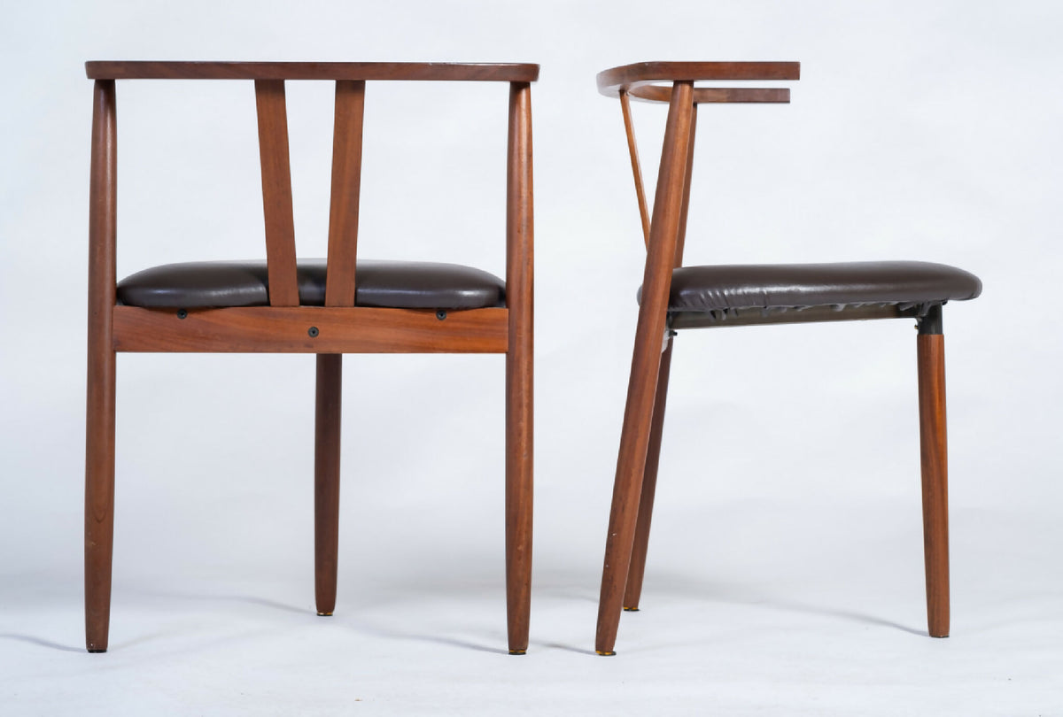 Hans Olsen – Spisebordsstole i teak, sæt af 4, dansk design