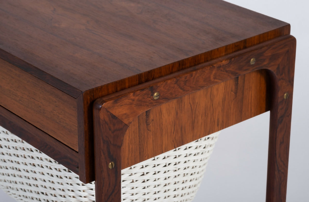 Sminkebord i palisander, produceret af BR Gelsted