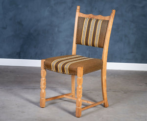 Vintage – Spisestole i eg, 1960’erne, sæt af 4