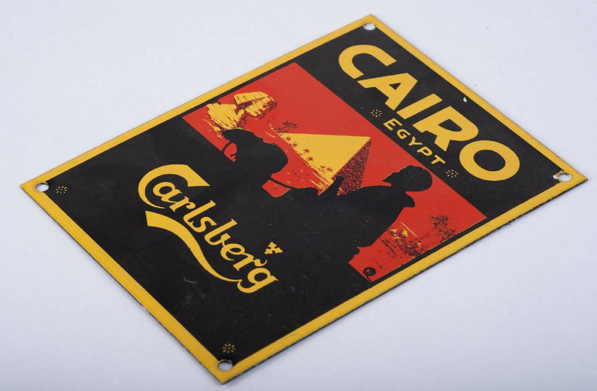 Carlsberg – Sæt med 3 emaljeskilte, dansk design