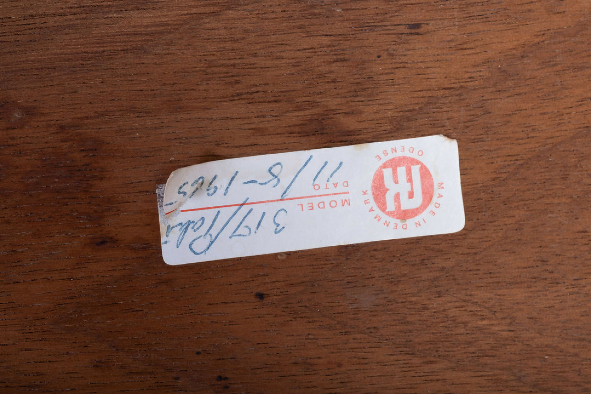 Aksel Kjersgaard – Ovalt sofabord i palisander for Odense Møbelfabrik