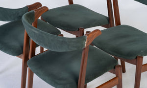 Armstole i teak, dansk design, 1960’erne