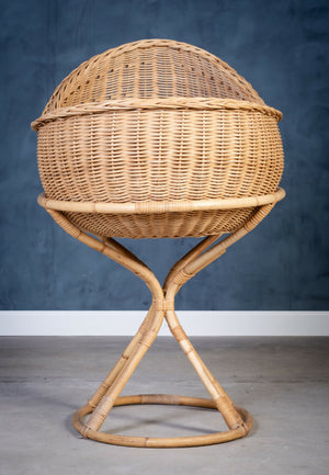 Elin & Jarl Heger – Vugge i bambus og flet, dansk design