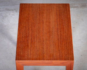 Severin Hansen Jr. – Sæt af tre indskudsborde i teak, produceret af Haslev Møbelsnedkeri, dansk design