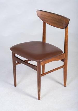 E. W. Bach – Spisebordsstole i palisander, produceret af Skovby Møbelfabrik