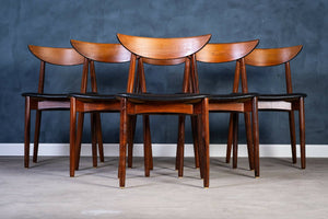 Kurt Østervig – Spisestuestole i palisander, produceret af K.P. Møbler, dansk design