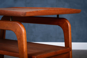 Johannes Andersen – Sæt af tre indskudsborde i palisander med fliser, produceret af CFC Silkeborg, dansk design