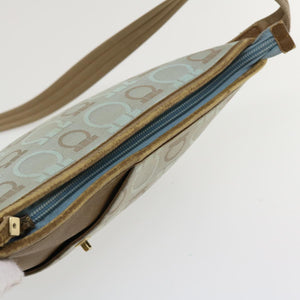Salvatore Ferragamo Skuldertaske - Beige Canvas