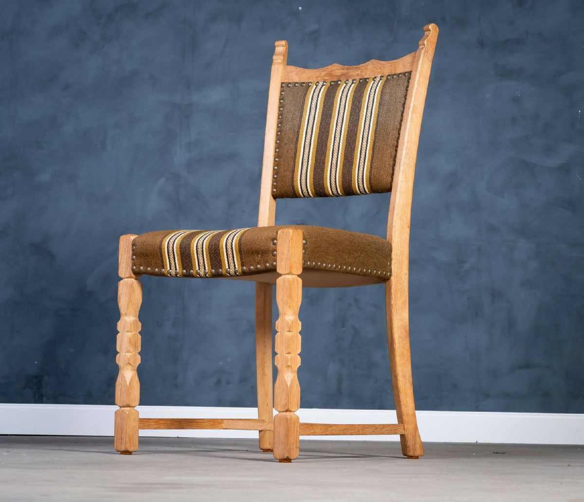 Vintage – Spisestole i eg, 1960’erne, sæt af 4