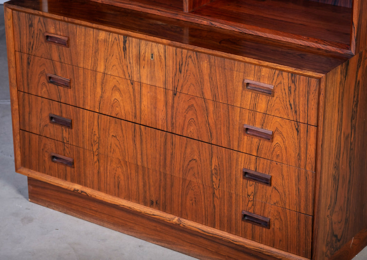 Poul Hundevad – Reol i palisander med skuffer