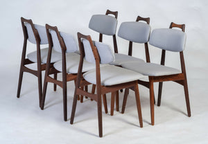 Ib Kofoed Larsen – Spisebordsstole i teak, dansk design