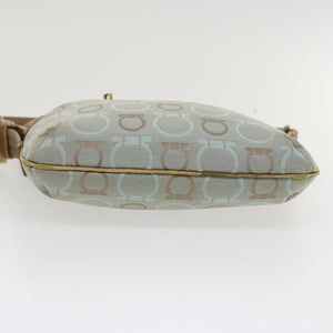 Salvatore Ferragamo Skuldertaske - Beige Canvas