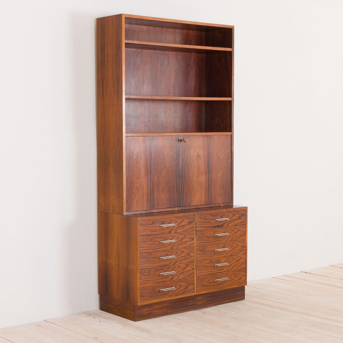 Axel Christensen – Rosewood Sekretærkommode, ACO Møbler, 1960&#39;erne