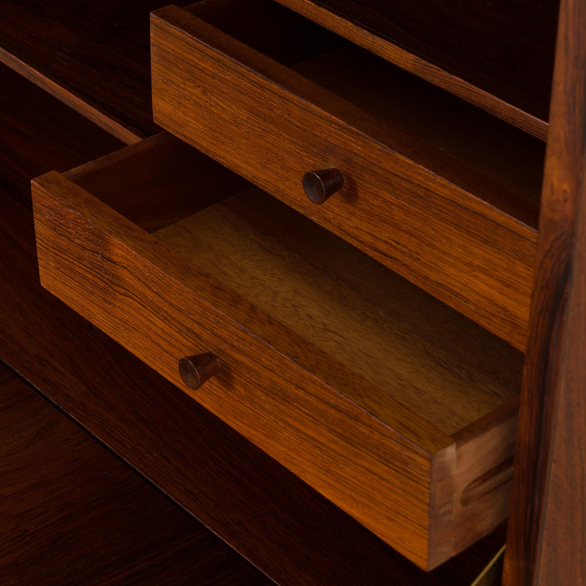 Axel Christensen – Rosewood Sekretærkommode, ACO Møbler, 1960&#39;erne