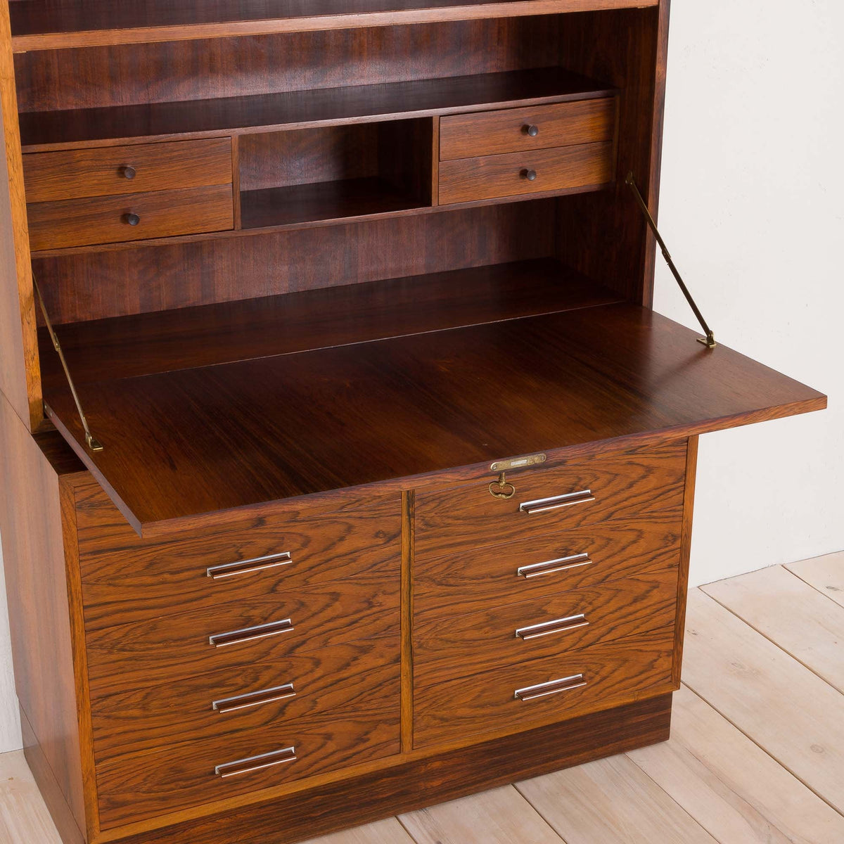 Axel Christensen – Rosewood Sekretærkommode, ACO Møbler, 1960&#39;erne