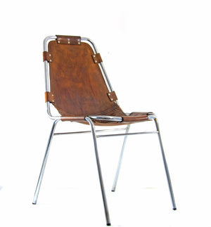 Charlotte Perriand – Spisebordsstol i sadellæder, Les Arcs