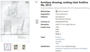 ASKO – Rocking chair, model Eveliina, Finland, 1964