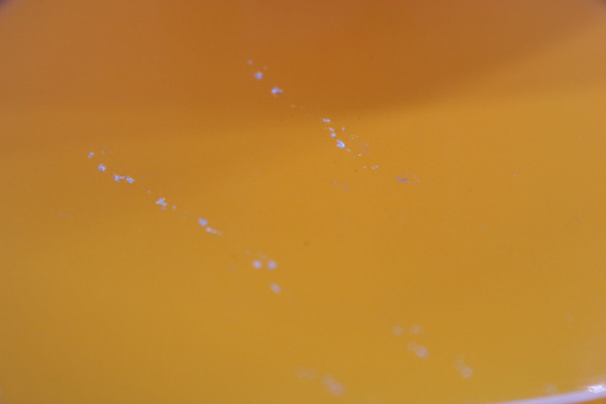 Jørgen Gammelgaard – Gul-orange pendellampe, model Tip Top fra 1970