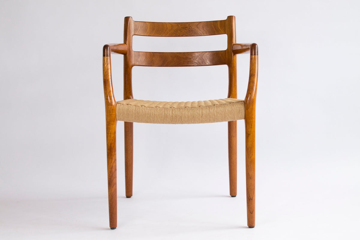 Niels Møller - Vintage stol model 67 fra 1970&#39;ere i dansk teak