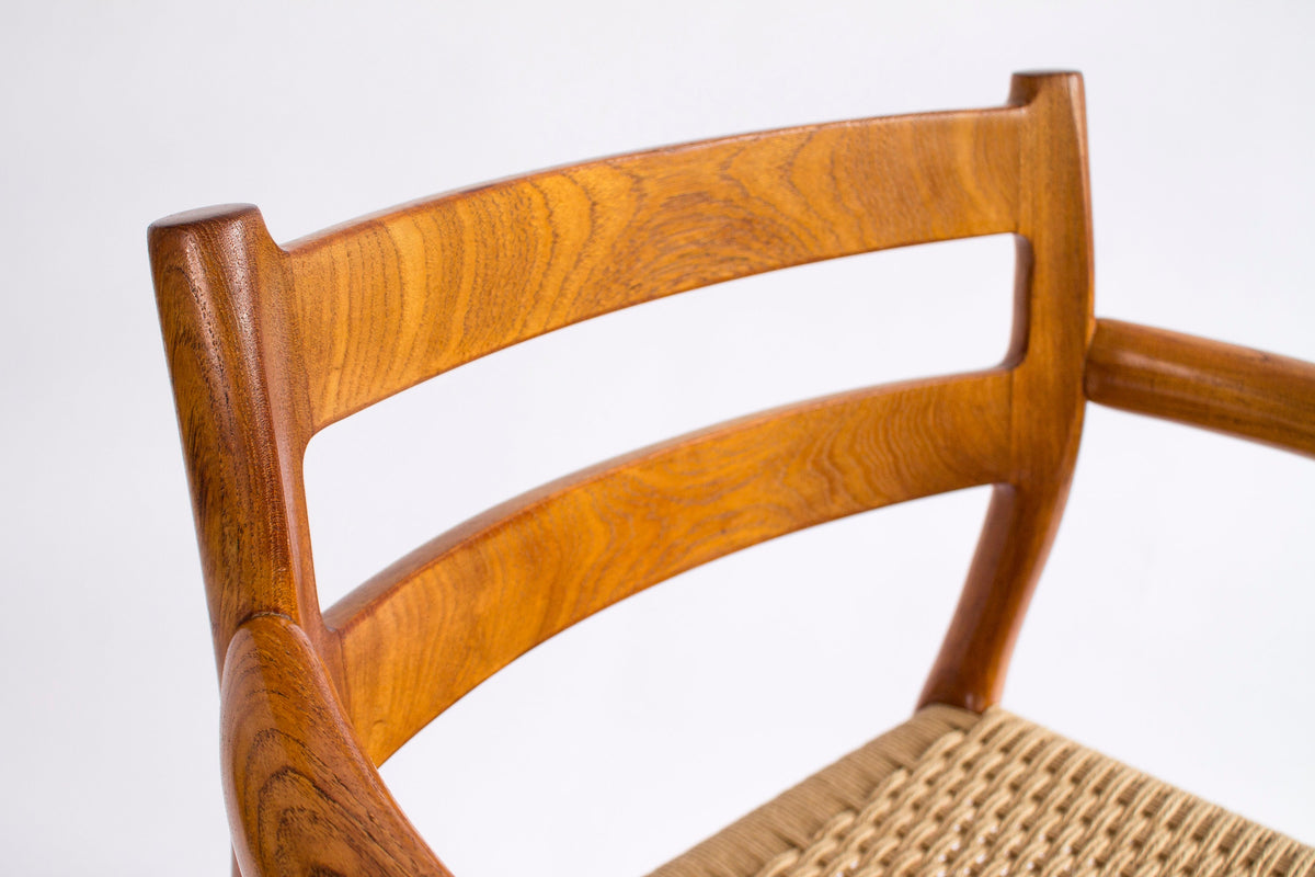Niels Møller - Vintage stol model 67 fra 1970&#39;ere i dansk teak