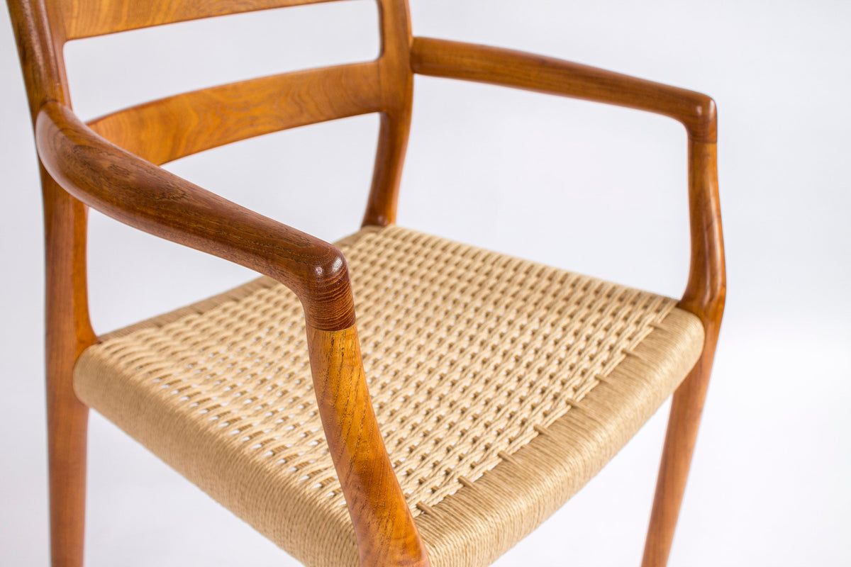 Niels Møller - Vintage stol model 67 fra 1970&#39;ere i dansk teak