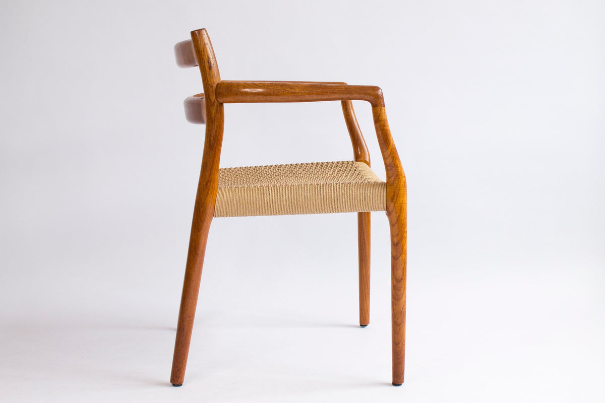 Niels Møller - Vintage stol model 67 fra 1970&#39;ere i dansk teak