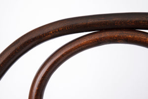 Vintage Bentwood Stol med Wienerlæder Detalje