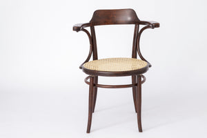 Kontorstol i bøjettræ med wienerflet, Thonet-stil