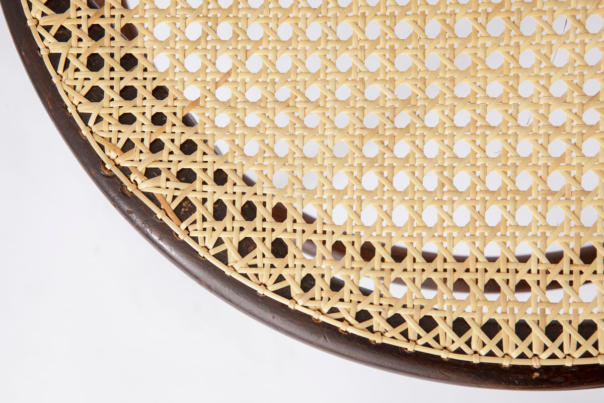 Kontorstol i bøjettræ med wienerflet, Thonet-stil