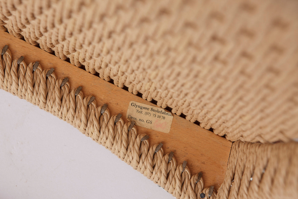 Arne Wahl Iversen - 4 x Spisestole, model GS61, Glyngøre Stolefabrik