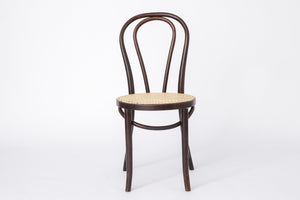 Vintage Bentwood Stol med Wienerlæder Detalje