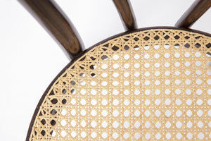 Vintage Bentwood Stol med Wienerlæder Detalje
