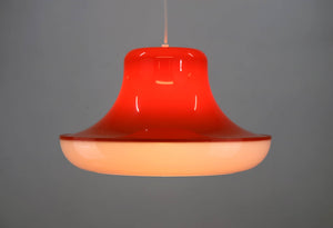 Massive – Pendel i orange og hvid fra 1970’erne