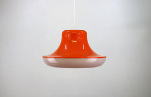 Massive – Pendel i orange og hvid fra 1970’erne