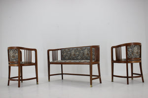 Wien Secession Sofa fra 1900'erne i Stil med Josef Maria Olbrich