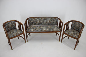 Wien Secession Sofa fra 1900'erne i Stil med Josef Maria Olbrich