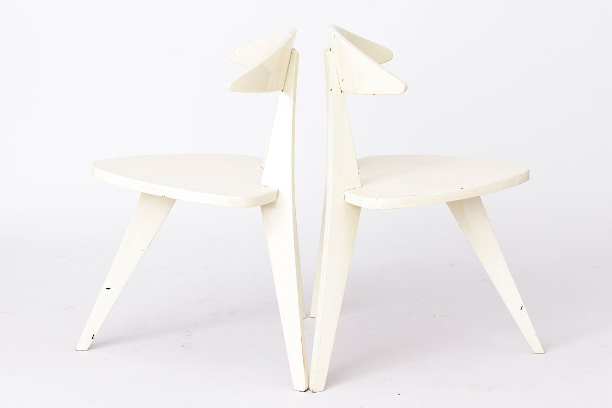 Walter Papst – Børnestole, model 350, produceret af Wilkhahn – Sæt af 2